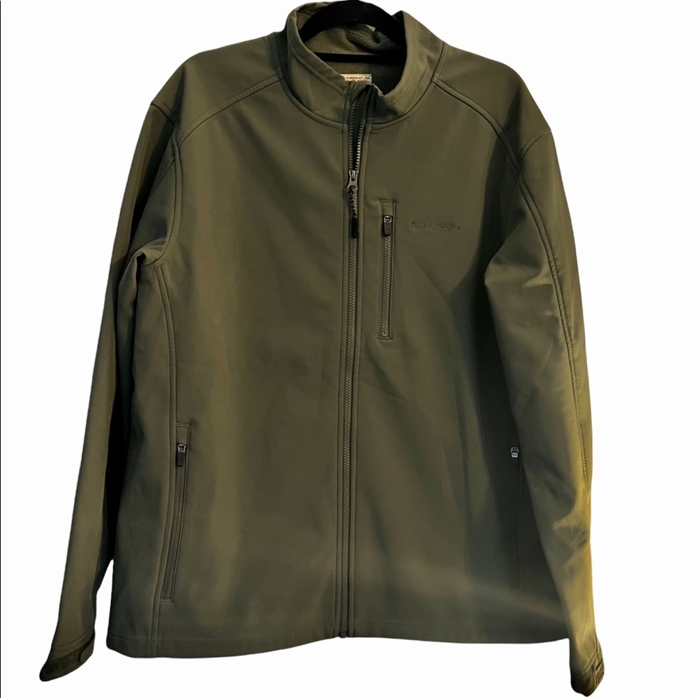 Red Head Brand Co Soft Shell Large Fleece Lined Green Jacket